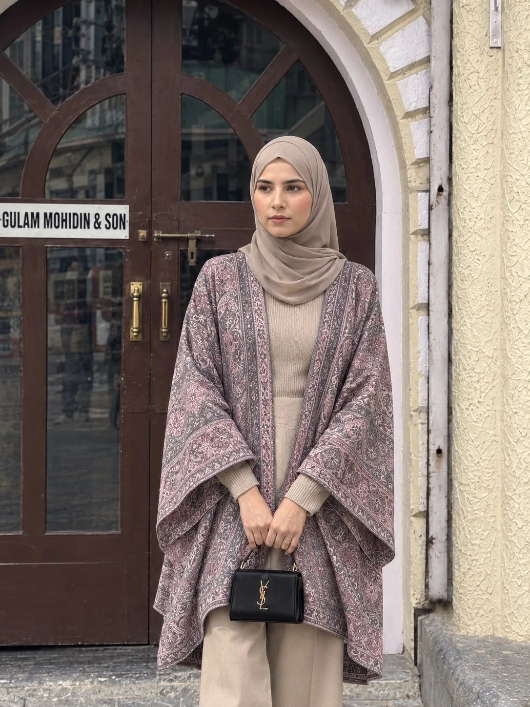 Mauve Pashmina co-ord set